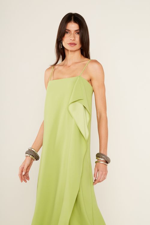 Vestido Alfaiataria Alça Dupla - Acqua