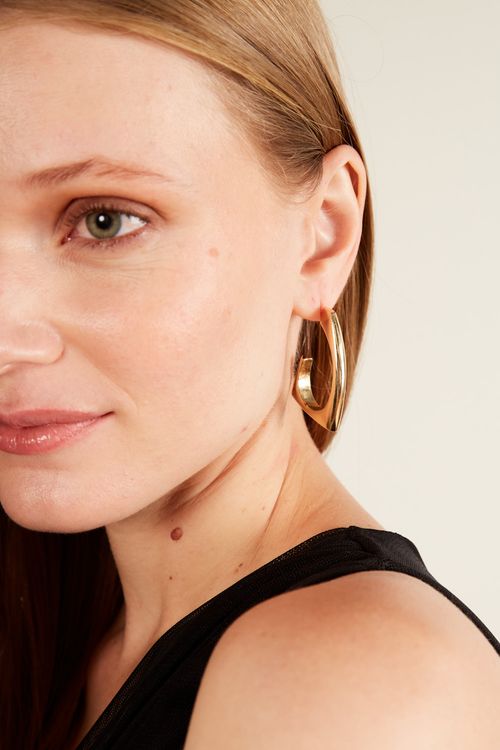 Brinco Metal Modern - Dourado