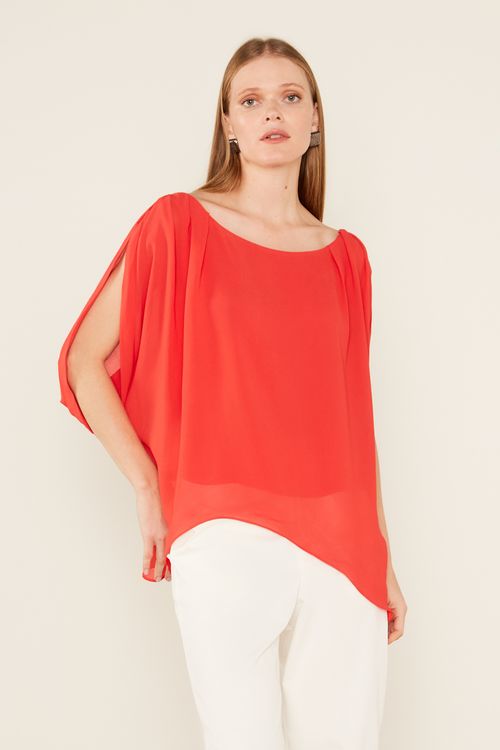 Blusa Ampla Ggt - Orange