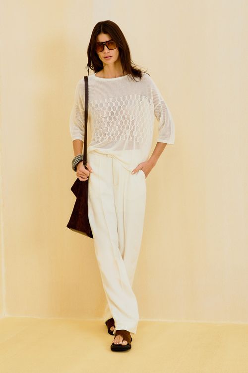 T-Shirt Tricot Tule - Off White