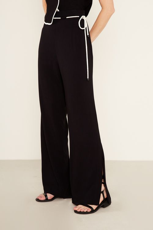 Calça Casual Aviamentos - Preto