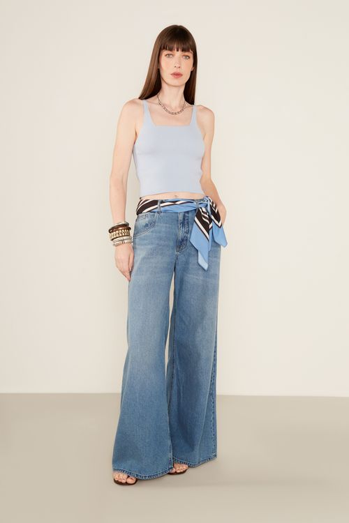 Calça Jeans 5 Bolsos - Jeans