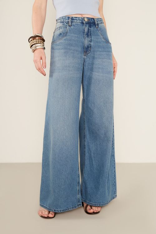 Calça Jeans 5 Bolsos - Jeans