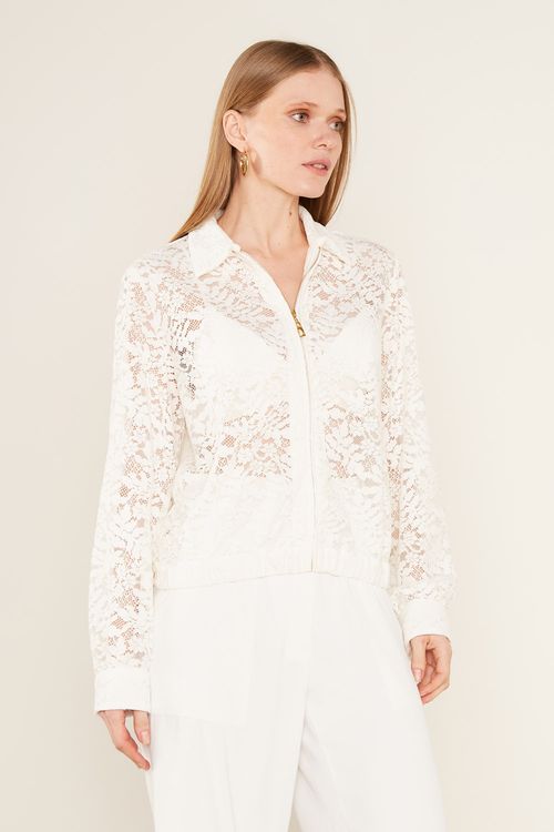 Jaqueta Renda - Off White