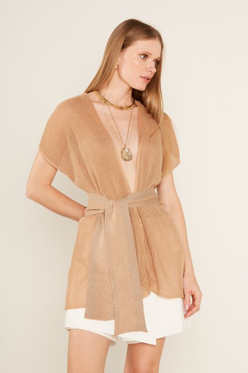 Overtop Tricot Lurex - Bicolor