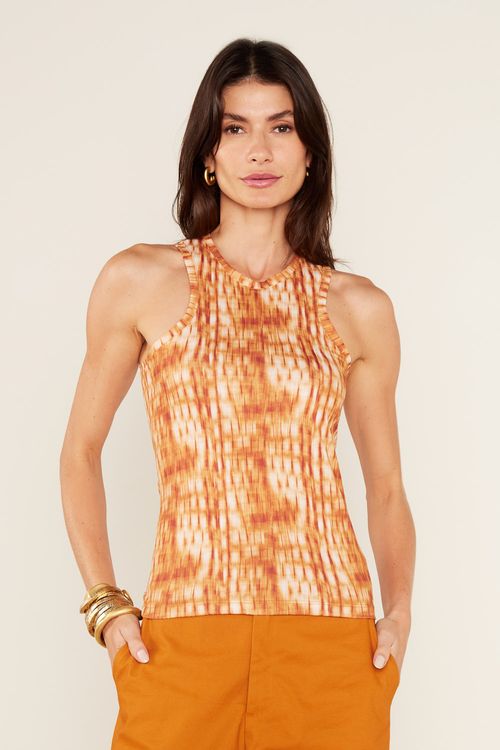 Regata Malha Estampa Martina - Est Martina