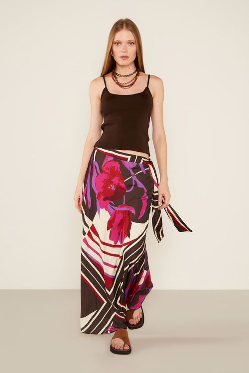 Saia Estampa Bianca - Est Bianca