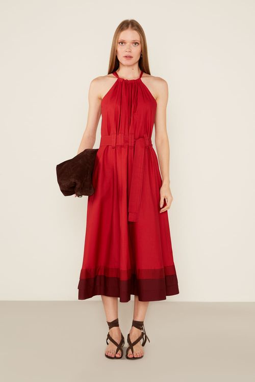 Vestido Midi Estampa Scarlet - Est Scarlet