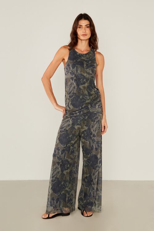 Blusa Malha Estampa Beta - Est Beta Night