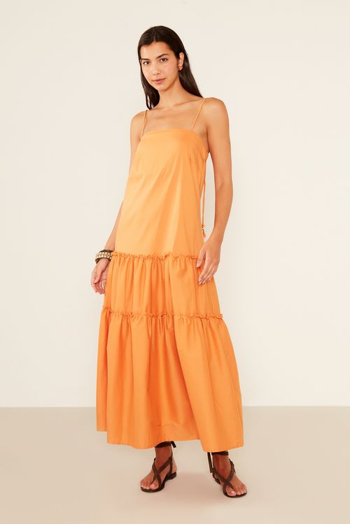 Vestido Casual Marias - Laranja Organico