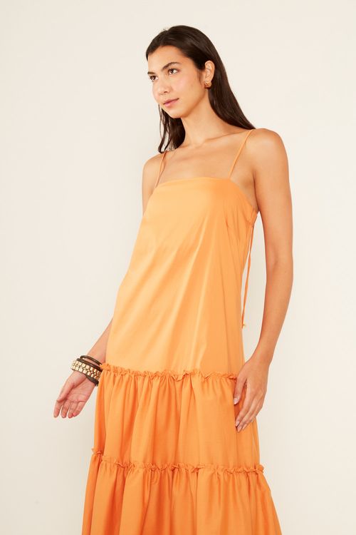 Vestido Casual Marias - Laranja Organico