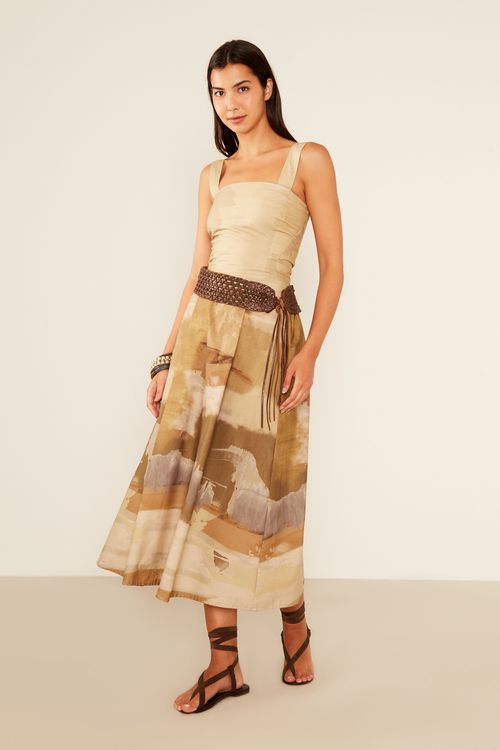 Top Abstrato Estampa Rocha - Est Abstrato Rocha