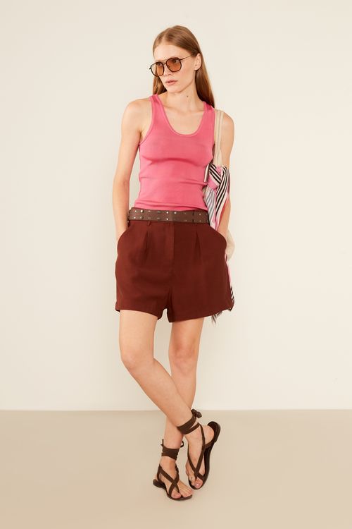 Regata Rayon Básica - Rosa Dalia