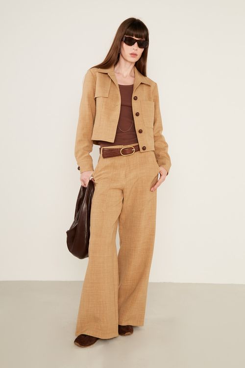 Regata Malha Canelada Basic - Marrom Mascavo