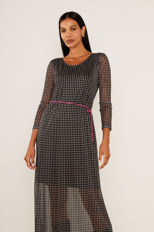Vestido Malha Estampa Kari - Est Kari
