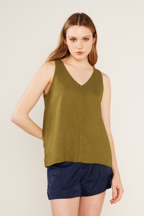 Blusa Decote v Recorte - Manjericao
