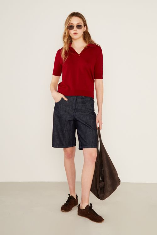 Bermuda Jeans 5 Bolsos - Jeans
