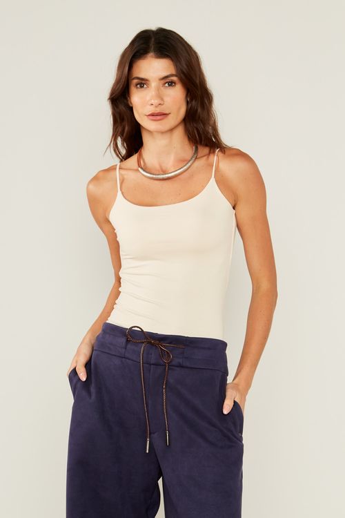 Regata Malha Basic - Off White