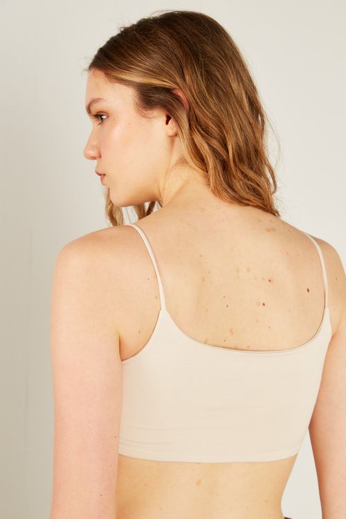 Top Malha Basic - Off White