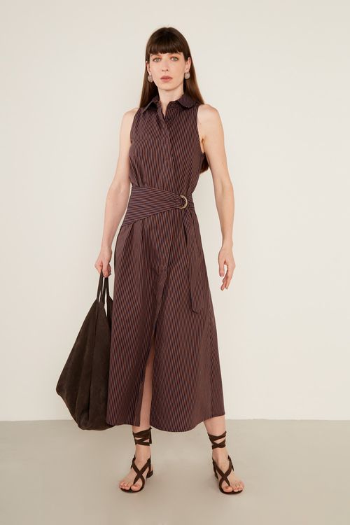 Vestido Casual Listras - Listrado