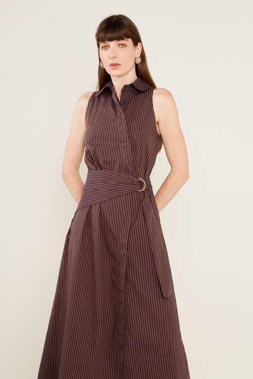 Vestido Casual Listras - Listrado