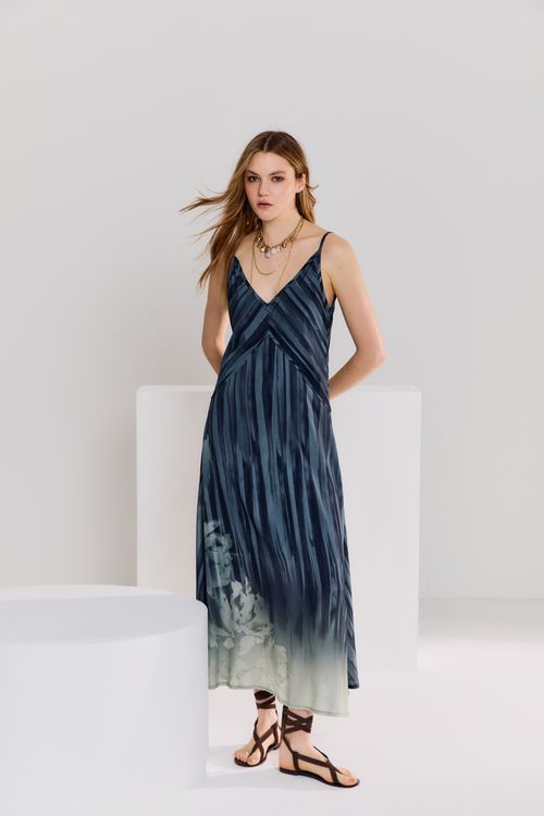 Vestido Longo Estampa Petra - Est Petra Vest