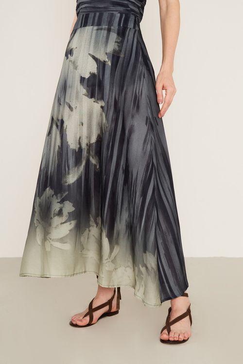 Saia Longa Estampa Petra - Est Petra Saia