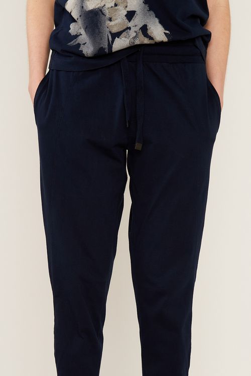 Calça Malha Pietra - Azul Escuro