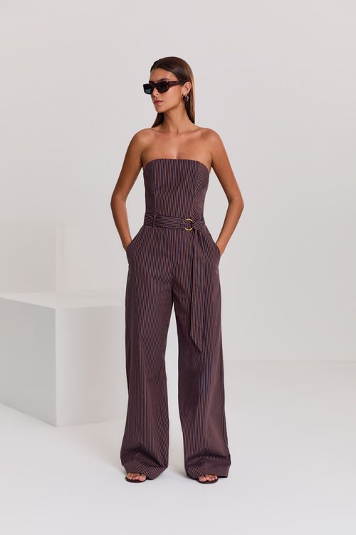 Macacão Casual Listras - Listrado