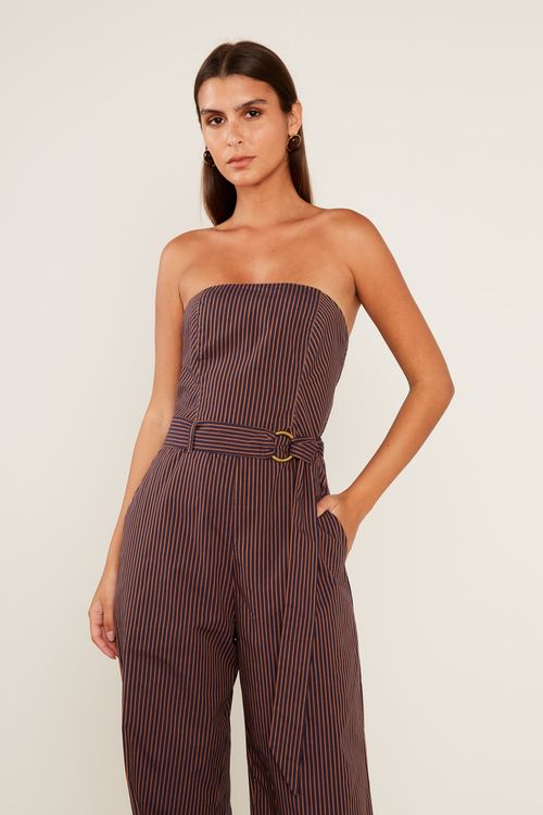 Macacão Casual Listras - Listrado