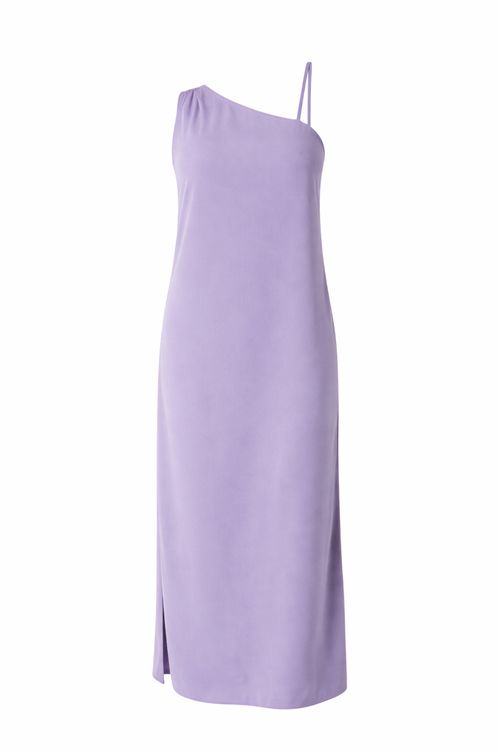 Vestido Longo Ombro Só - Lilas Acai