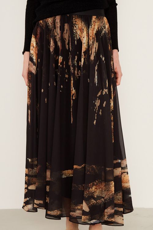 Saia Estampa Metali Flat - Est Metali Flat