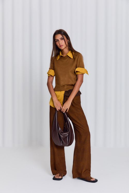 Calça Estampa Leda Mix - Est Leda