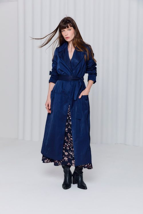 Trench Coat Techno - Marinho