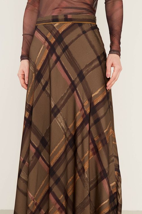 Saia Longa Estampa Cintia - Est Cintia