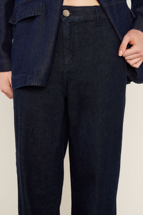 Calça Jeans Reta Alfaiataria - Jeans