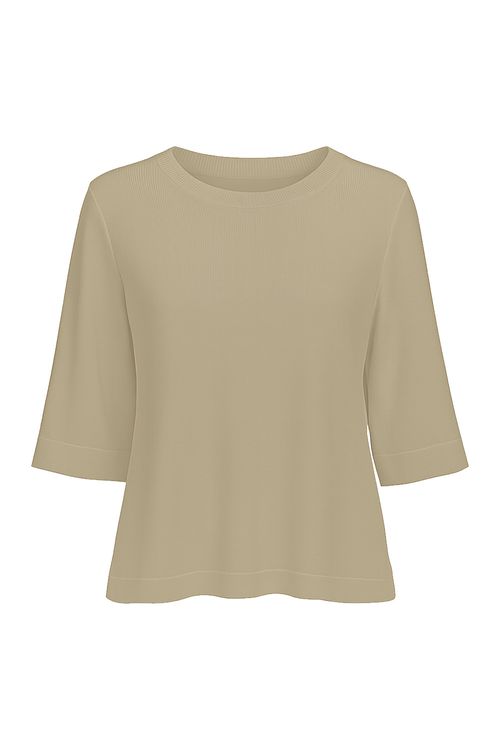 Blusa Tricot Básica - Khaki
