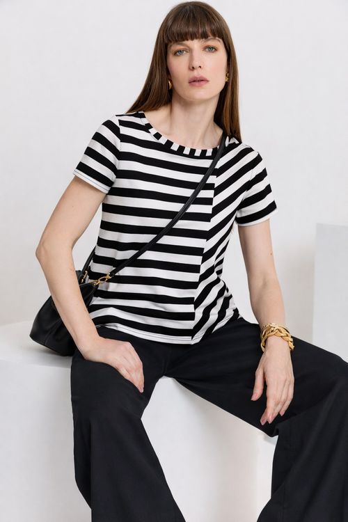 T-Shirt Malha Listras - Listra Pb