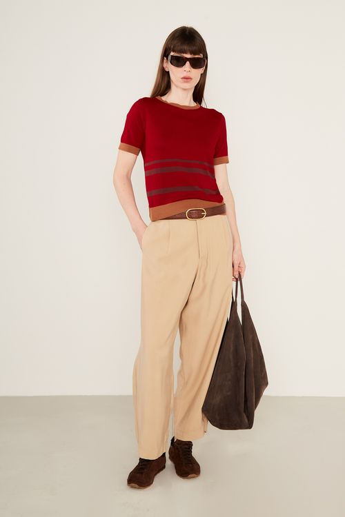 T-Shirt Tricot Listras - Grena