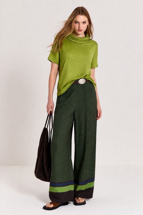 Blusa Malha Gola - Manjericao