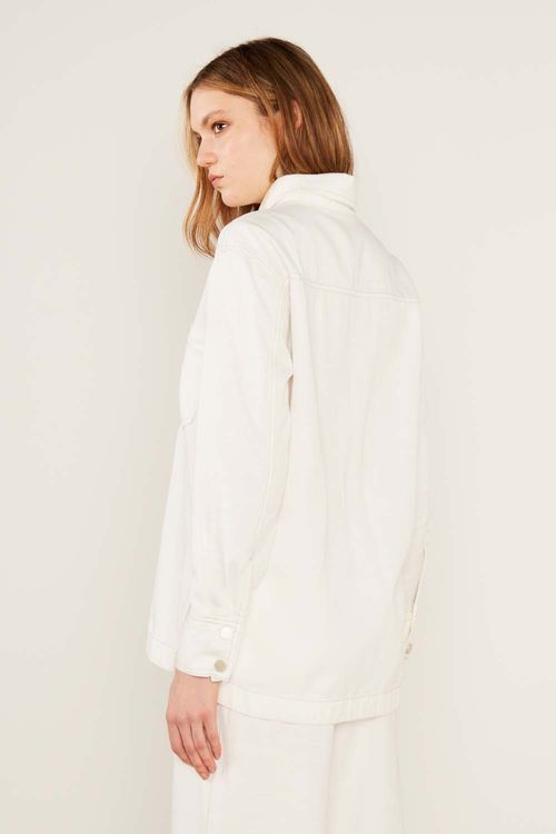 Camisa Sarja Oversized - Cru