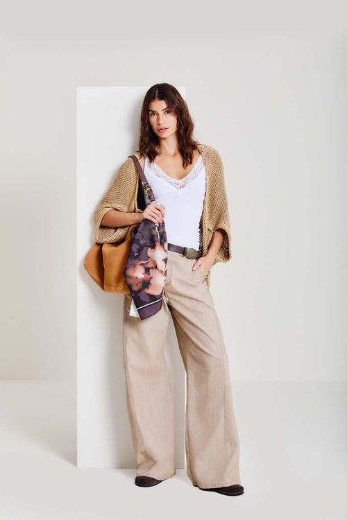 Calça Sarja Veneto - Camelo