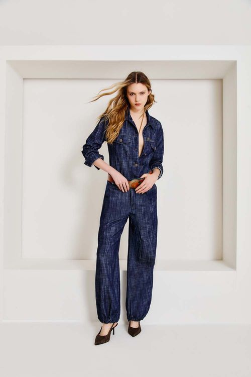 Jaqueta Jeans Bolsos - Jeans