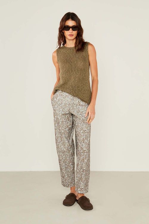 Blusa Tricot Rústico - Manjericao