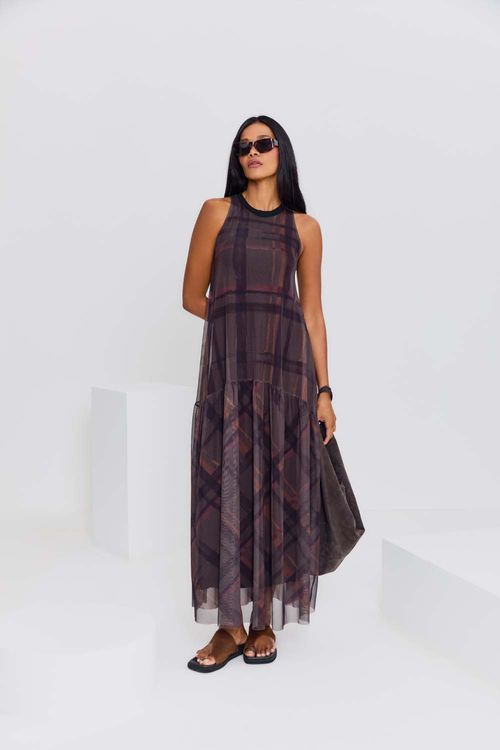 Vestido Malha Estampa Cintia - Est Cintia