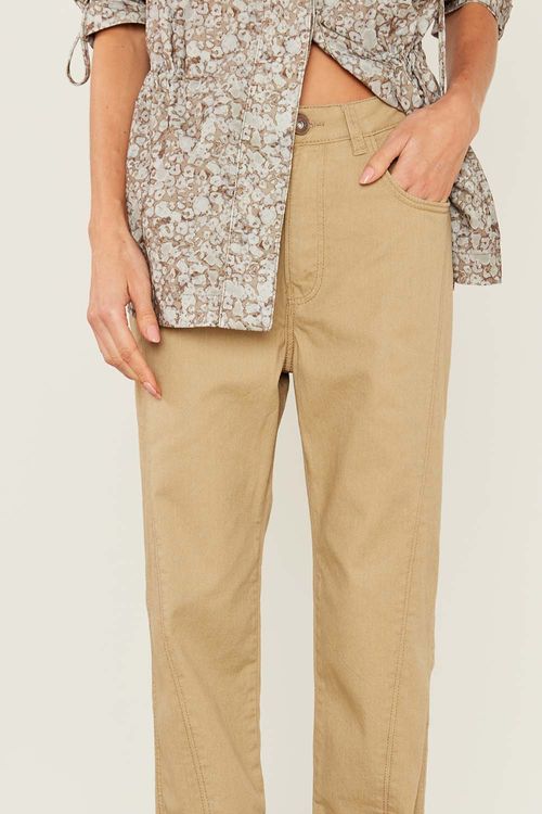 Calça Sarja Balloon - Khaki