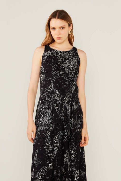 Vestido Estampa Dolly Black - Est Dolly Black