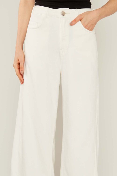 Calça Sarja Light - Off White