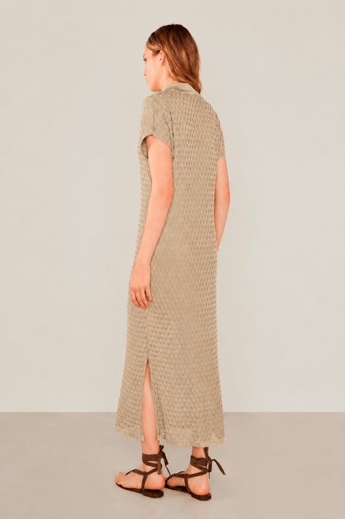 Vestido Tricot Triângulos - Manjericao
