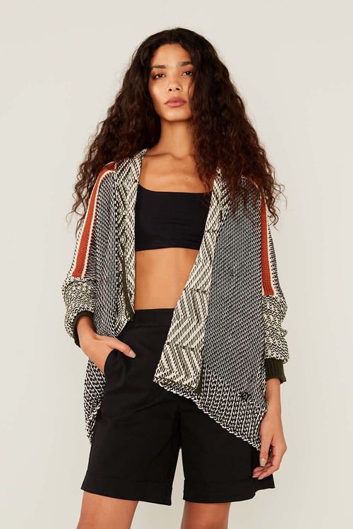 Cardigan Tricot Multicolor - Multicolor